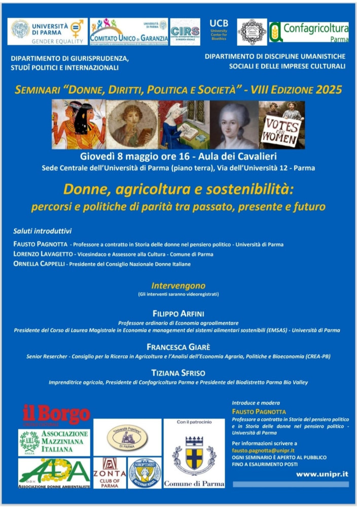 Donne, agricoltura e sostenibilit&agrave; 